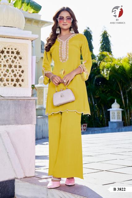 Anju fabrics B 3823 coord set surat